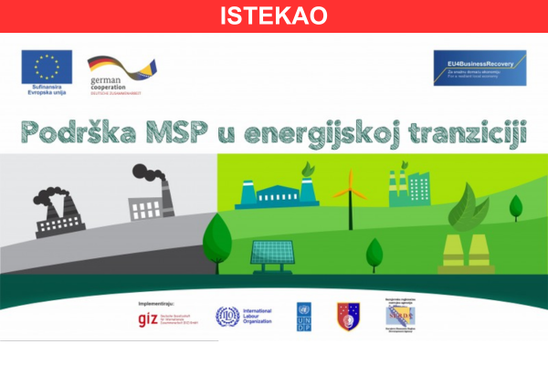 Public call for co-financing of energy transition measures for small and medium-sized enterprises from the wood and metal processing industry in Sarajevo Canton